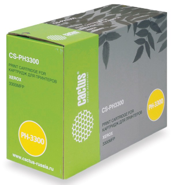 Картридж CACTUS CS-PH3300 для принтеров XEROX Phaser 3300 MFP/X, чёрный, 8000 стр.