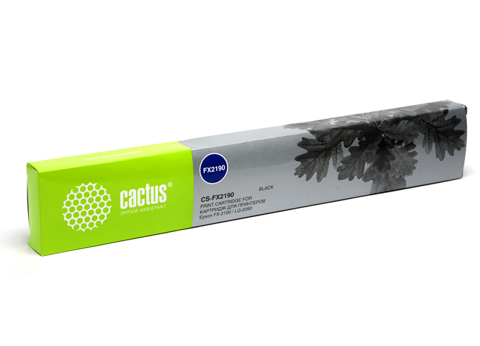 Картридж матричный CACTUS CS-FX2190 для Epson FX-2190 / LQ-2090, ресурс 8 000 000 зн, black