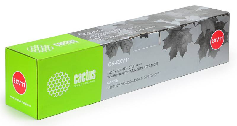 Тонер-картридж CACTUS CS-EXV11 для Canon R2270 , GPR-15/C-EXV11/NPG-25, black, 21000стр