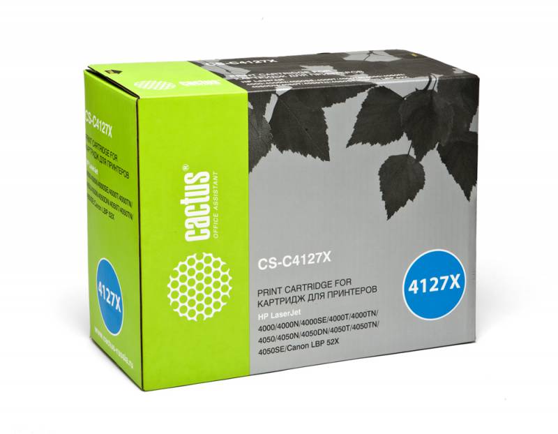 Картридж CACTUS CS-C4127X для принтеров  HP LJ 4000/4050, 10000 стр